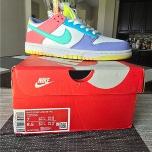 Nike Dunk Easter Candy Low Retro Multicolor Sneakers